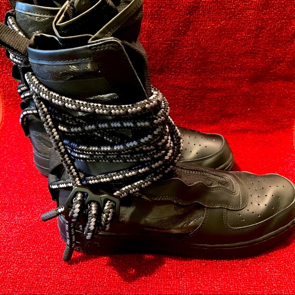 sf air force 1 high black dark grey